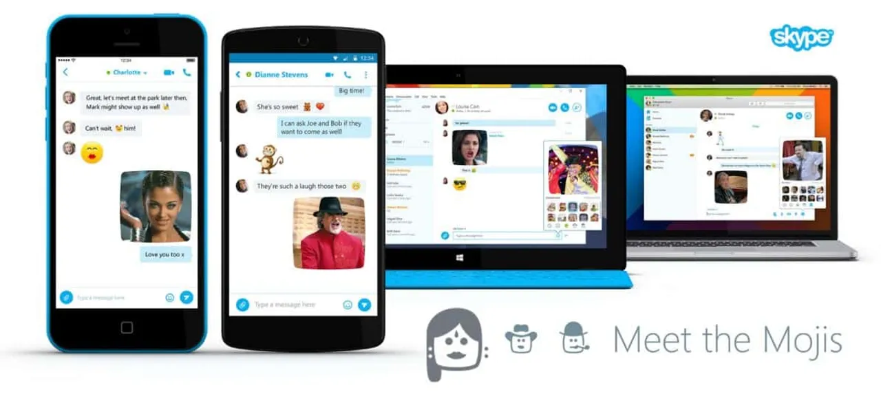 Skype partners with Yash Raj Films and ErosNow to develop custom Bollywood Mojis