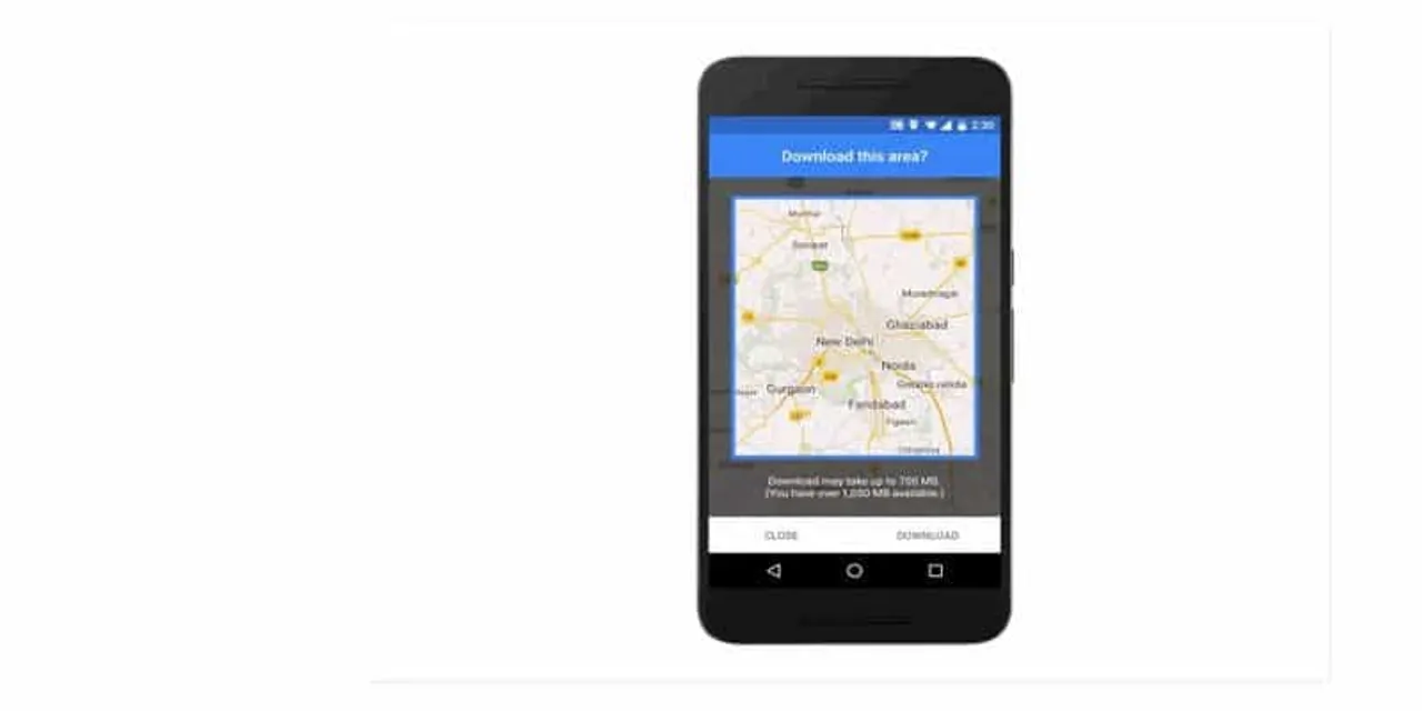 Google Maps now available in offline mode in India