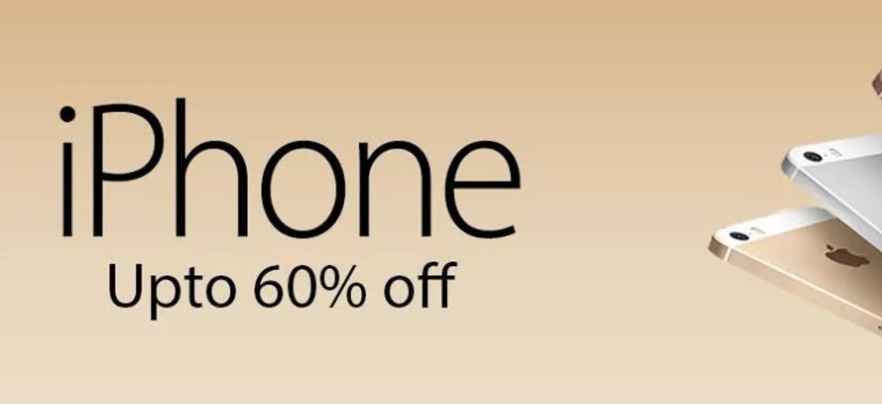 Apple IPhones 5 & 6 series in 60% discount