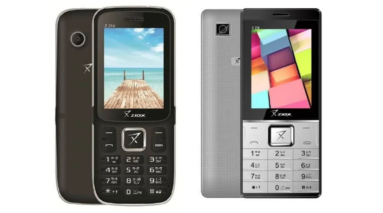 Ziox Z 214i and Z 314 feature phones launched at Rs.1,343/- & Rs.1,443/-