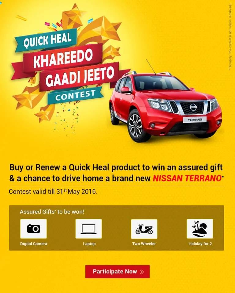 Quick Heal announces the winner of its ‘Khareedo Gaadi Jeeto Contest’