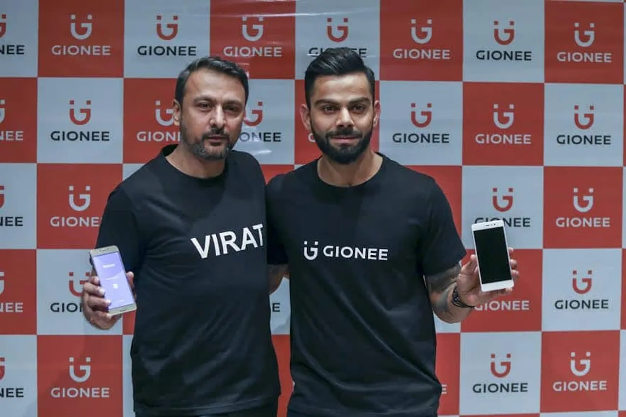 Gionee claims 1.20 Cr customers in India and signs on Virat Kohli as the brand ambassador