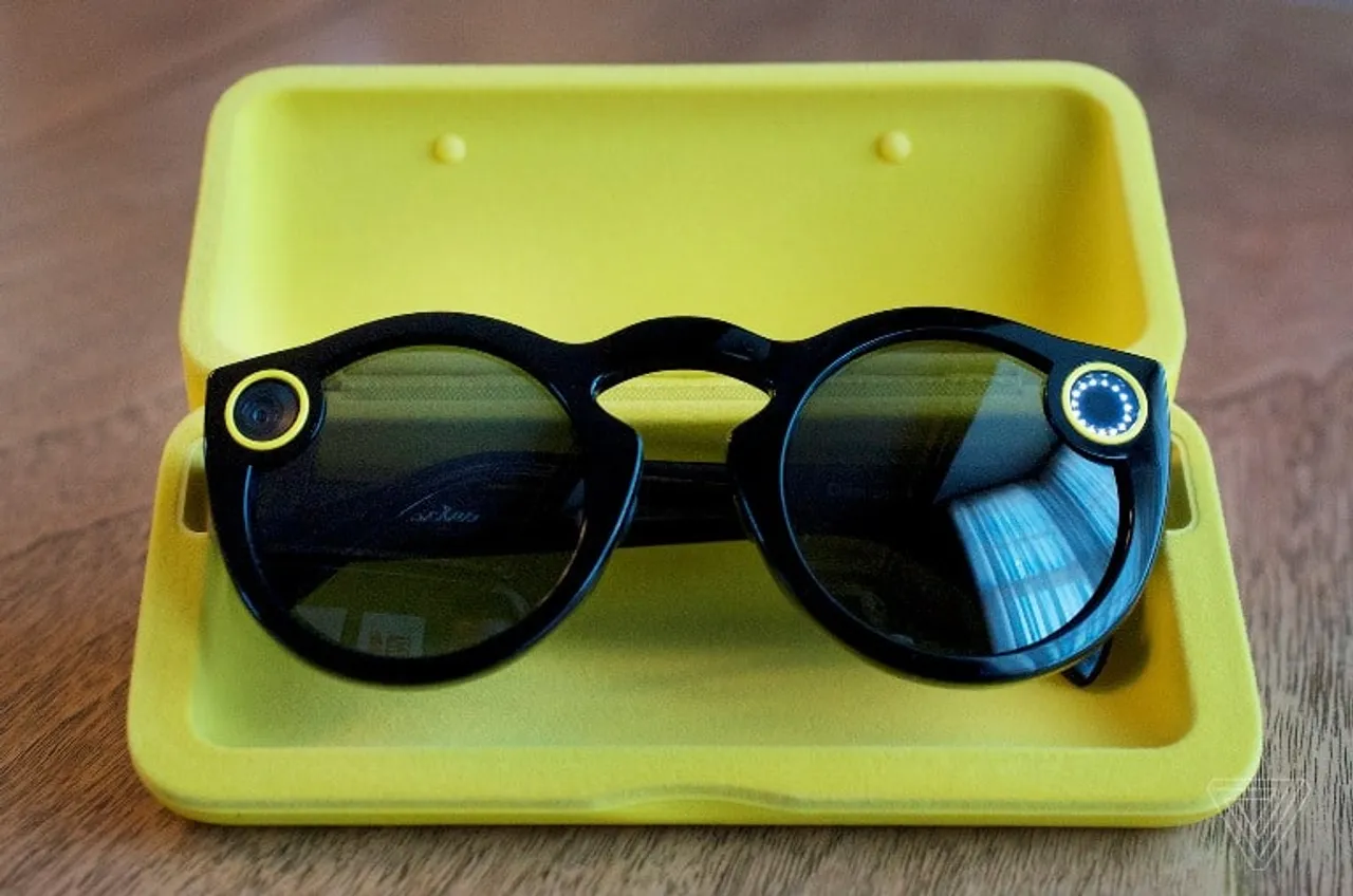 A pair of modish wearable glasses: Snapchat Spectacles