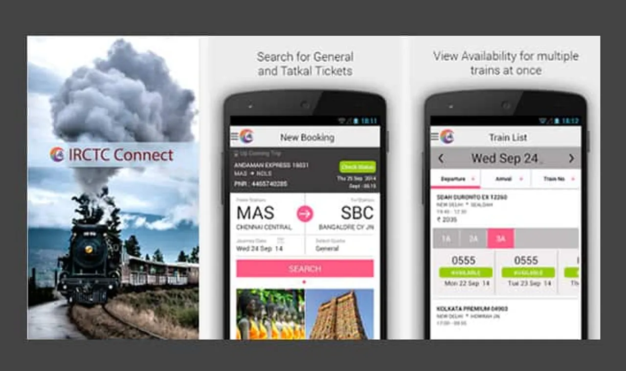 Use new IRCTC App for easier ticket booking