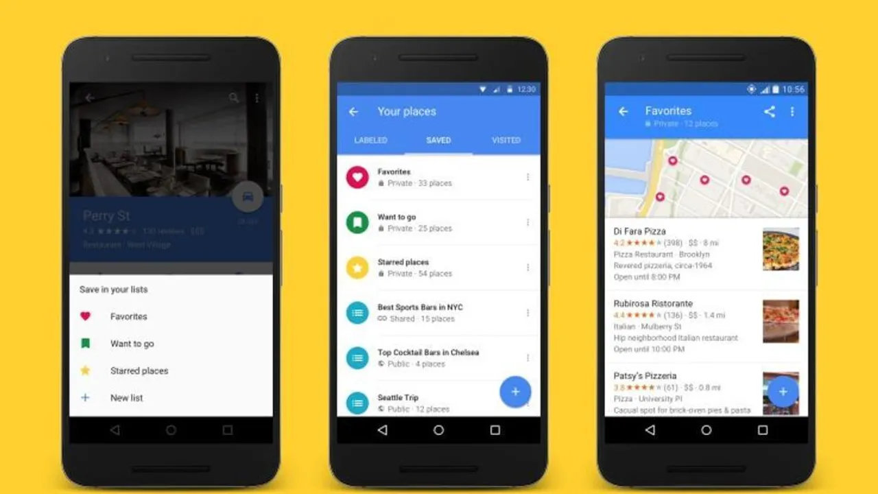 Google Maps adds feature to create & share ‘Lists’ of your favourite places 