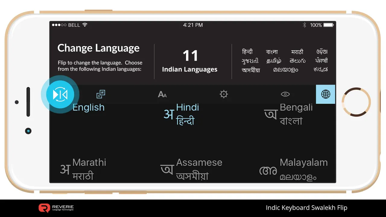 Indic Keyboard Swalekh Flip Language Landscape