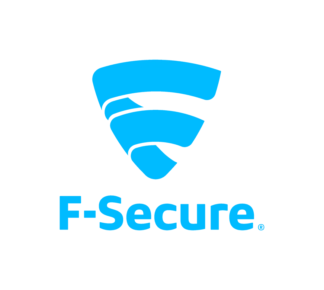 F Secure Logo blue Alpha channel