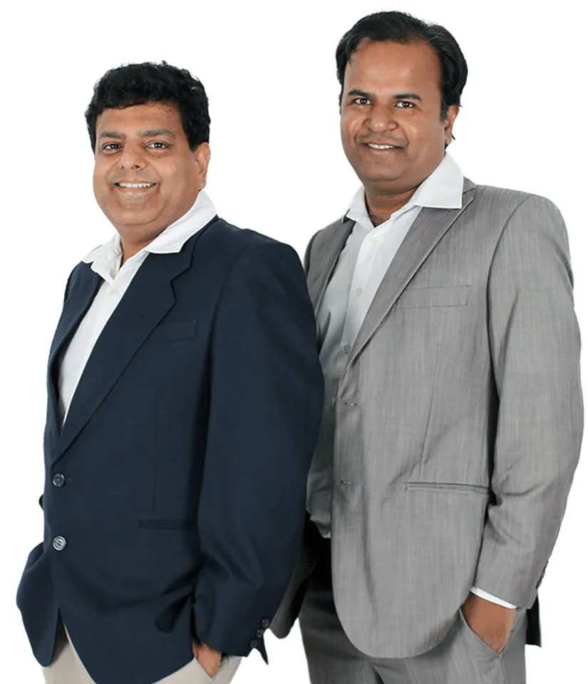 ZippServ Founders Sudeepleft and DebashishRight