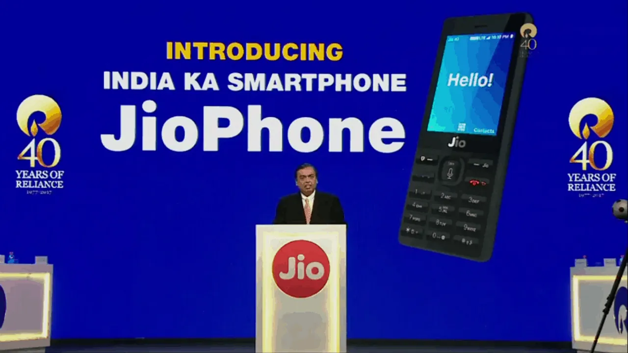 Reliance Jio launches 4G featured JioPhone for Free