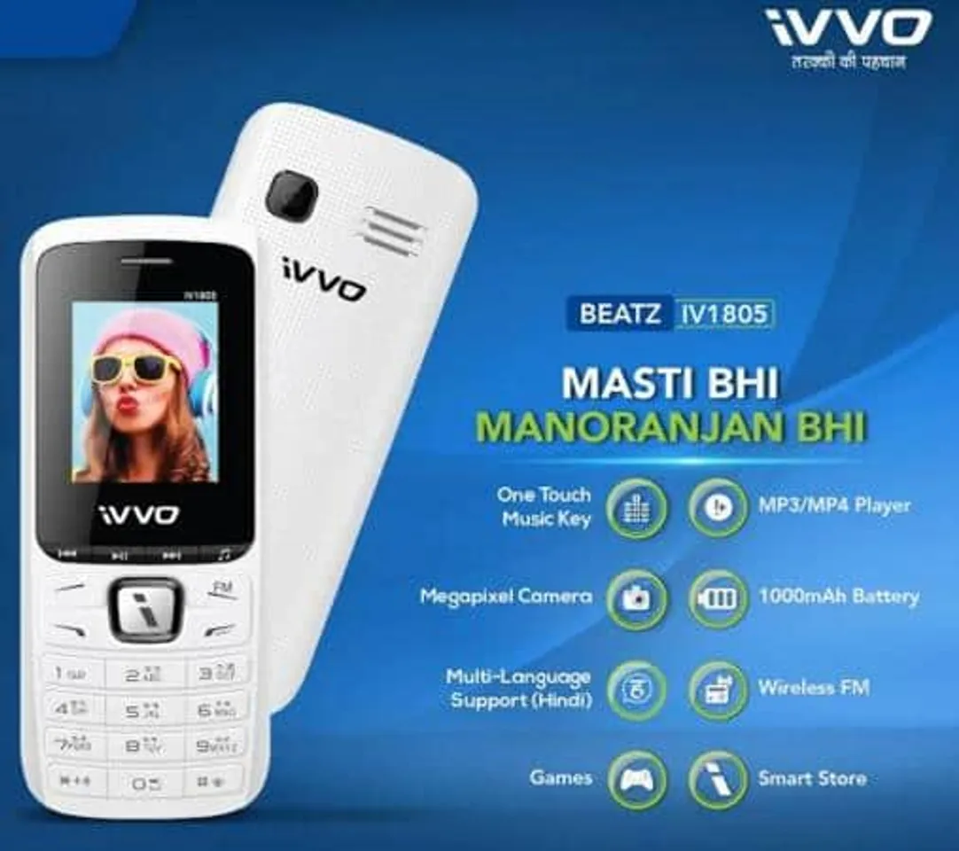 iVVO Unveils Beatz IV1805 Smart Feature Phone