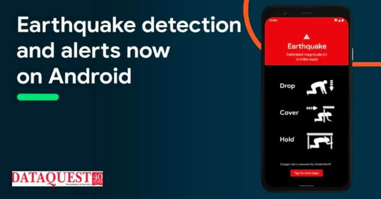 Google earthquake alert