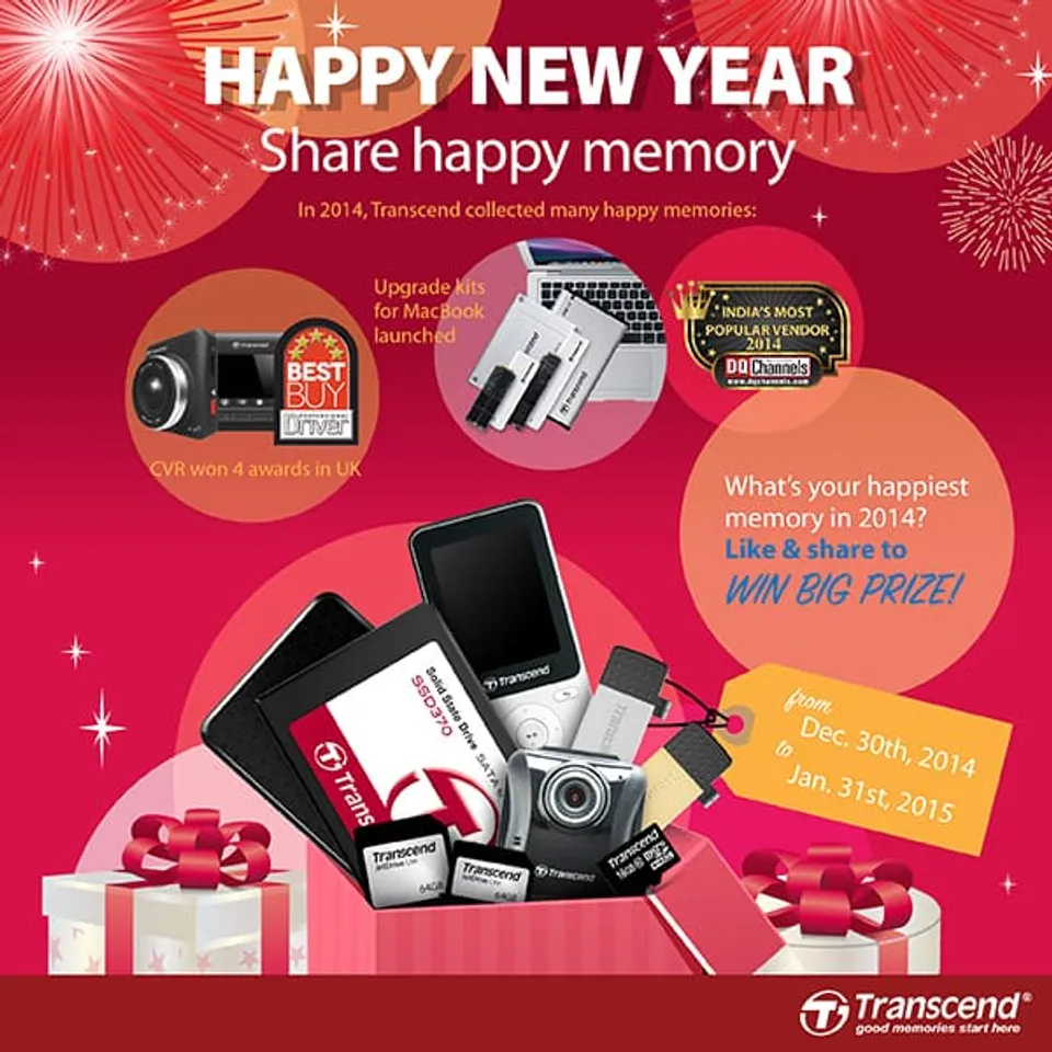 Transcend launches ‘Happy New Year’ Facebook campaign