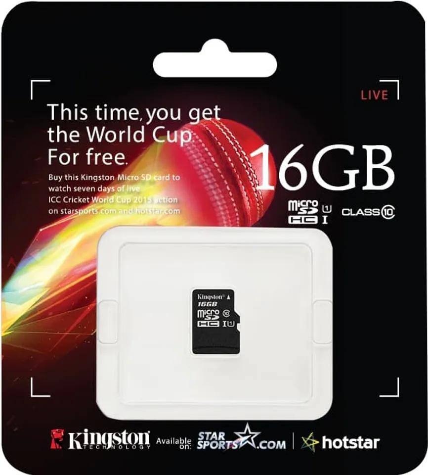 Kingston Limited Edition microSD cards with starsports pack