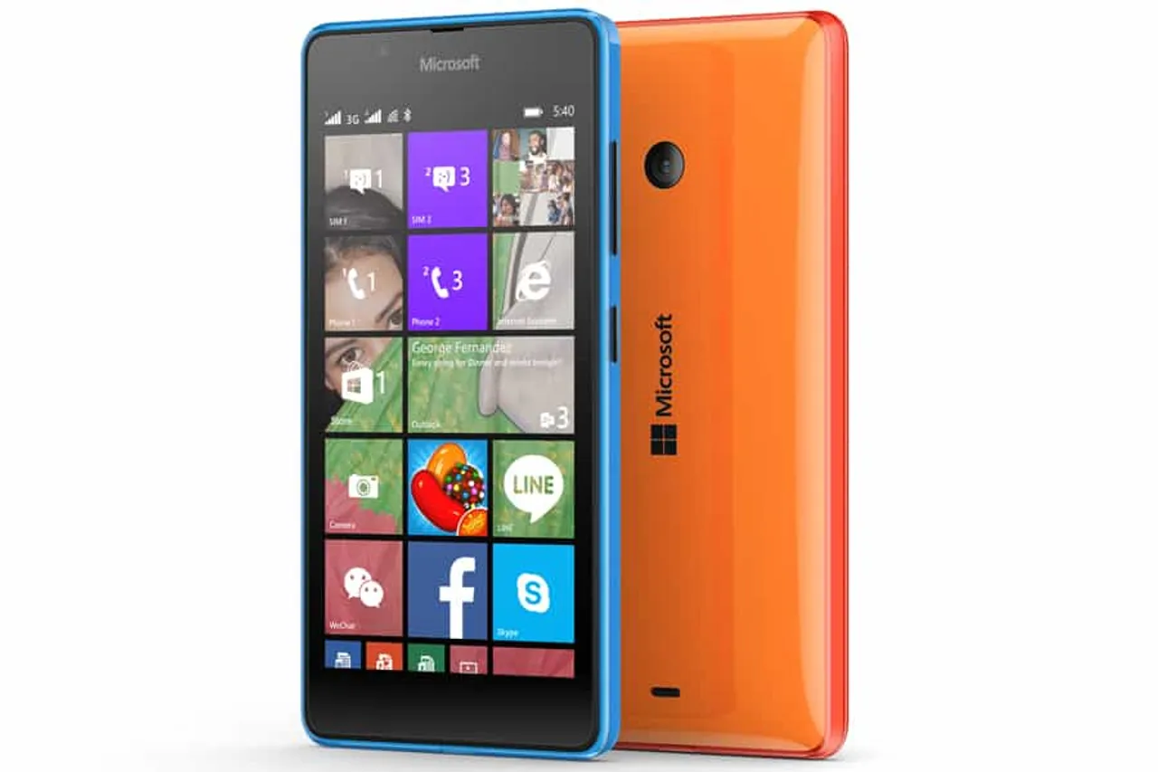 Lumia Dual SIM cyan orange