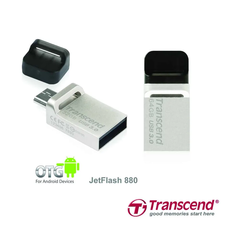 Transcend launches flash drive for On-the-Go storage