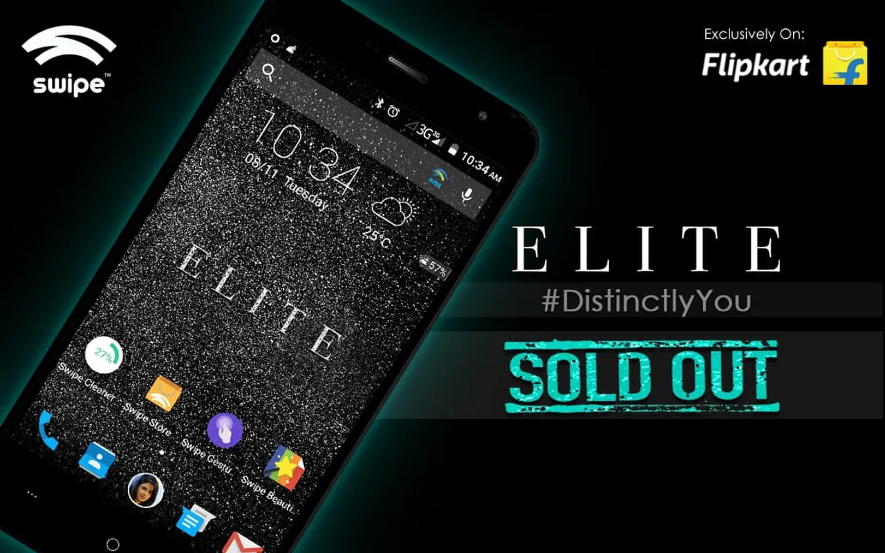 Swipe “Elite” sold out in no time on Flipkart