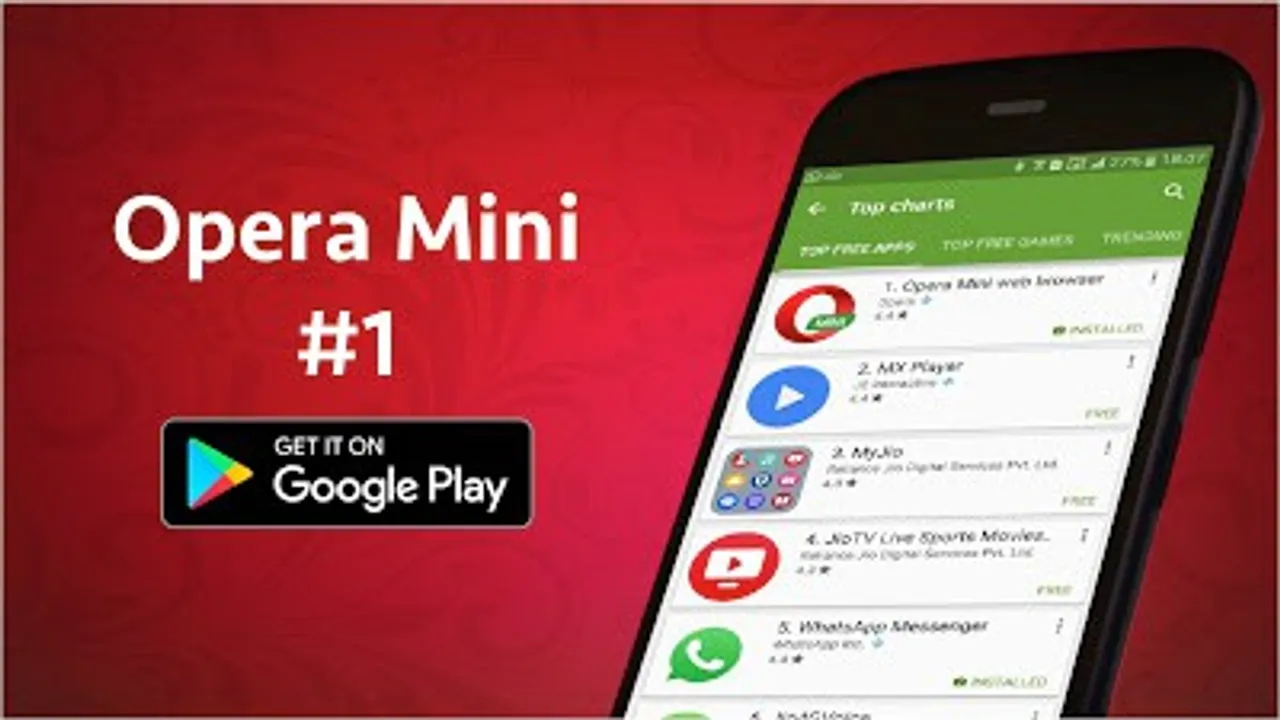 Opera Mini is the most downloaded app in India