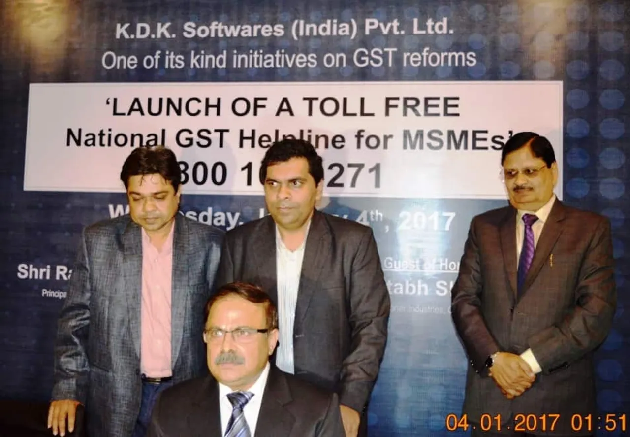 Shri Rajeev Swarup IAS Principal Secretary MSMEs Govt. of Rajasthan during the Launch