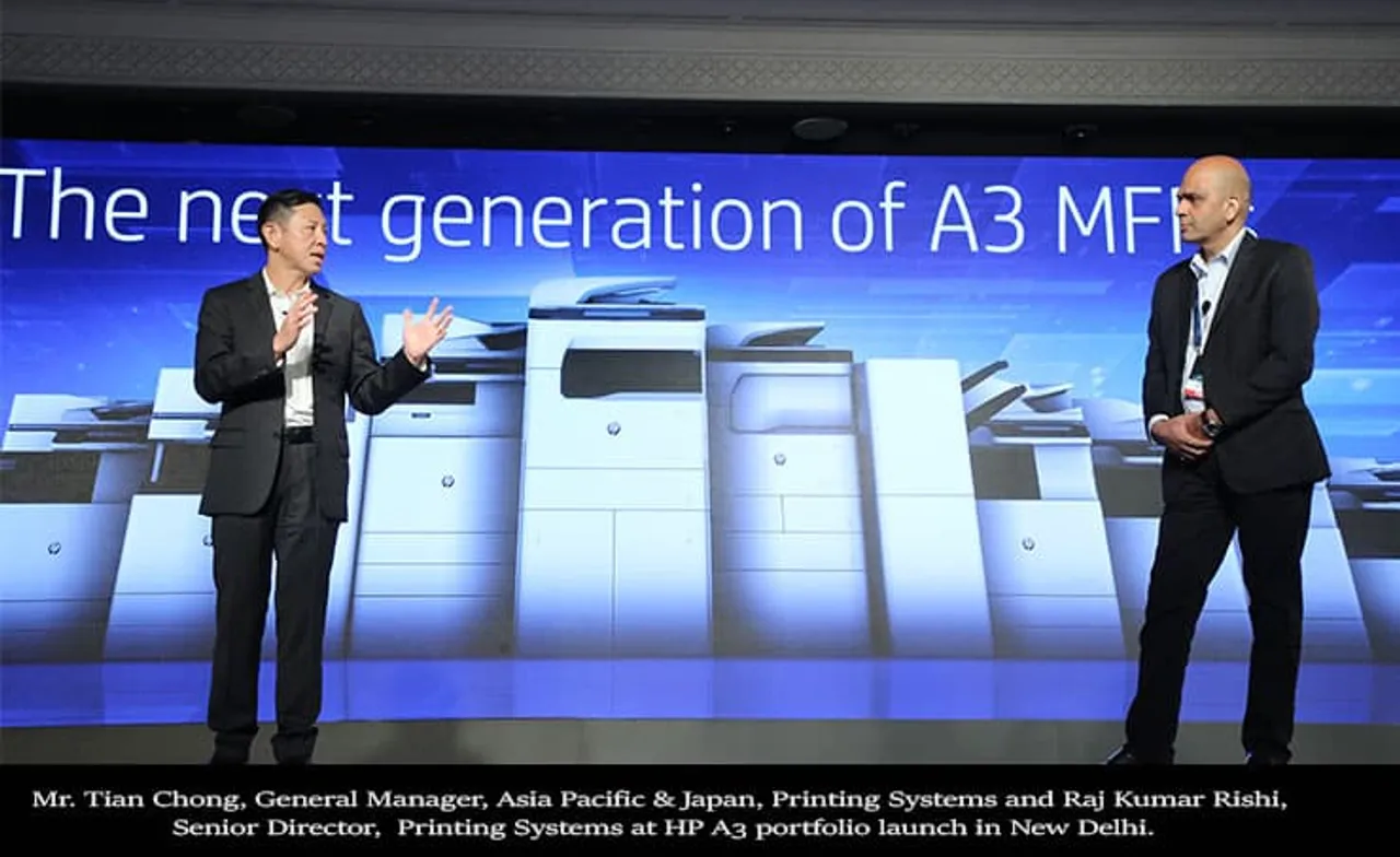HP launches A3 MFPs in India with added Security