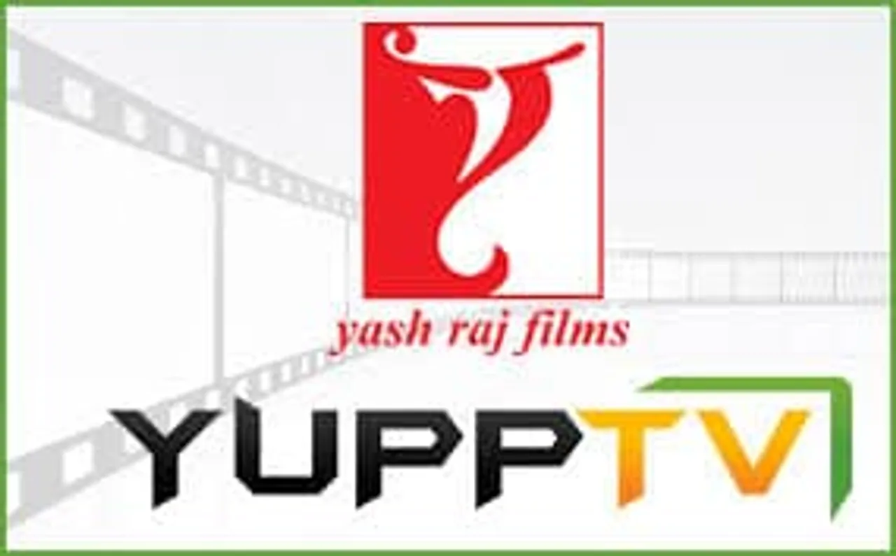 YuppTV partners, with Yash Raj Films, Hindi cinema, YuppFlix