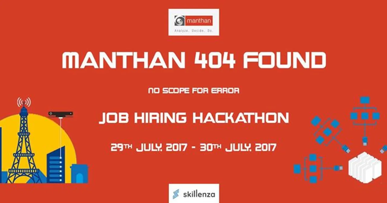 Manthan announces Manthan 404 Found Hackathon to Hire Tech Talent in Disruptive Cloud Technologies