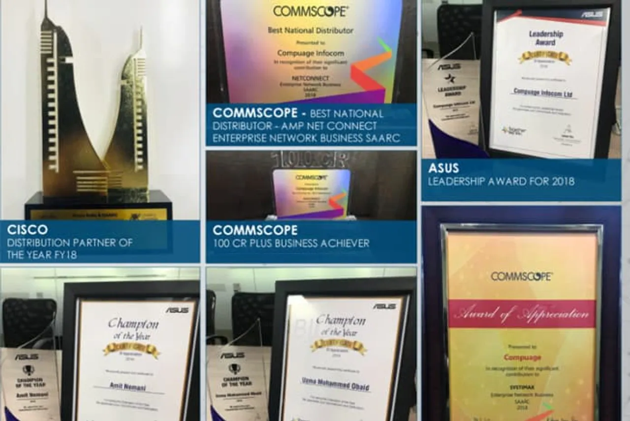 Compuage bags 8 Industry awards in 2019