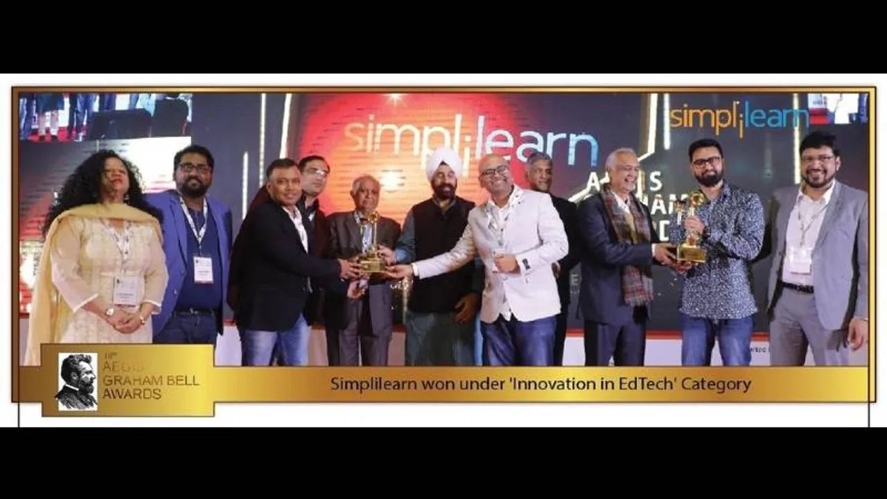 Simplilearn Wins 10th Aegis Graham Bell Award for Innovation