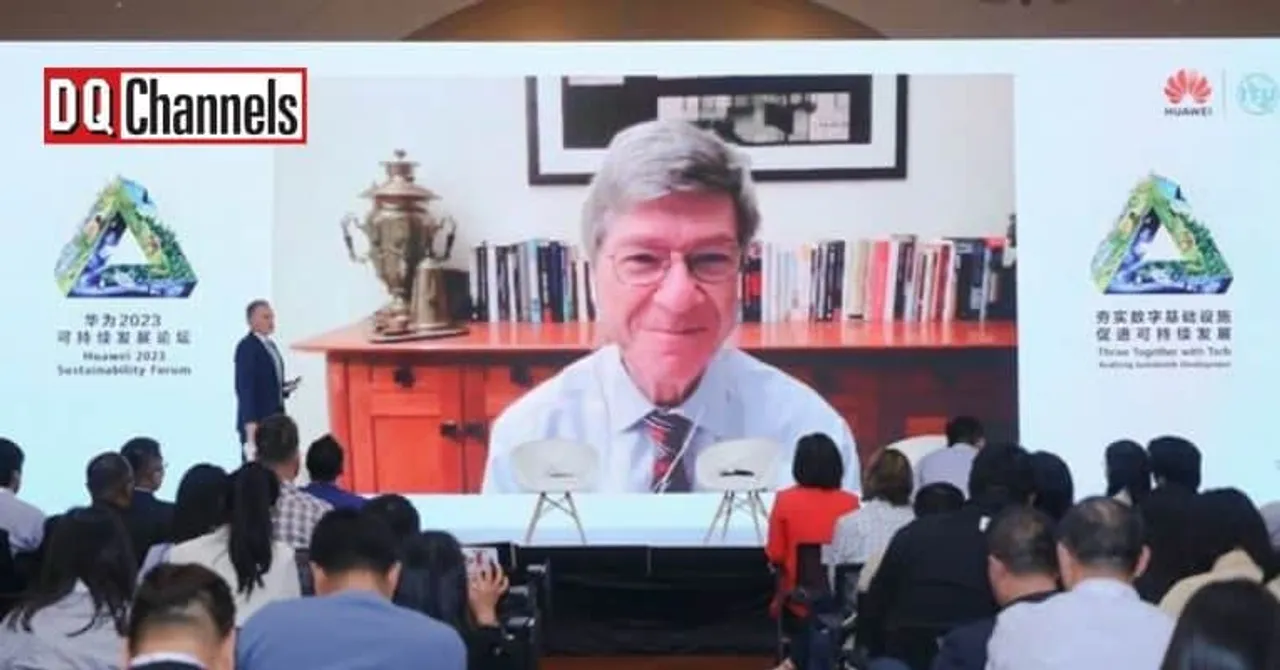 Huawei Sustainability Forum Jeffrey Sachs Addresses SDG Challenges