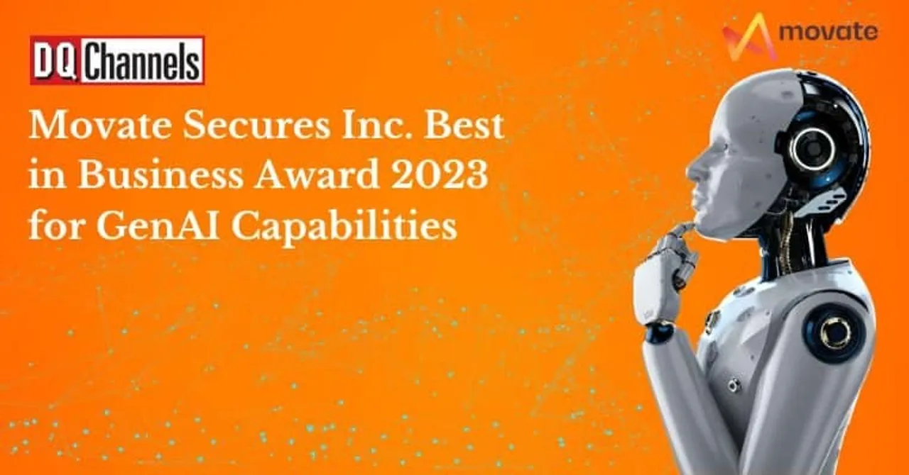 Movate Secures Inc. Best in Business Award 2023 for GenAI Capabilities