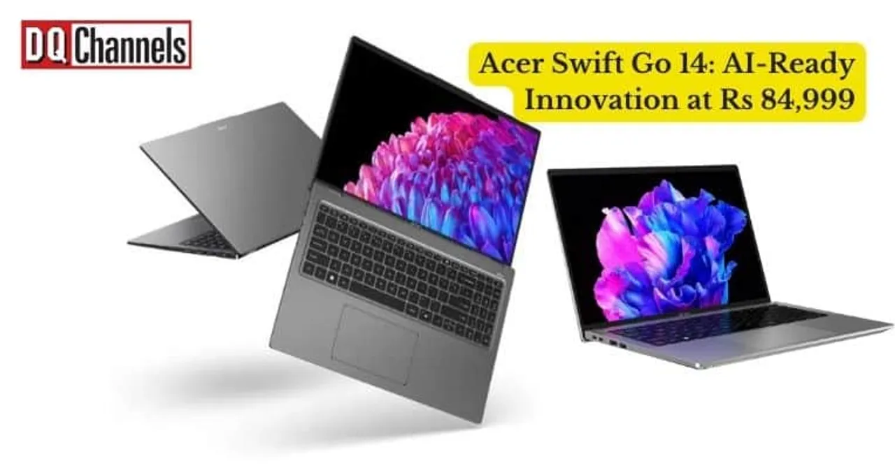 Acer Launches AI Ready Laptop Swift Go 14 Priced at Rs 84999 1