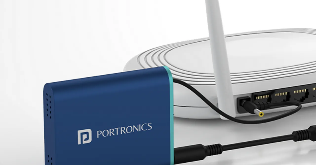 Portronics Launches Power Plus Mini UPS for Wi Fi