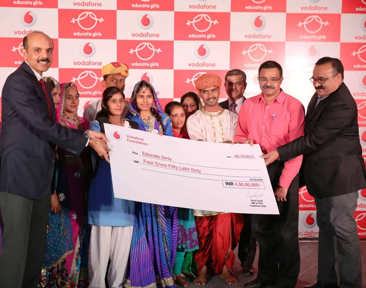 Vodafone Supports 120,000 girls in Rajasthan