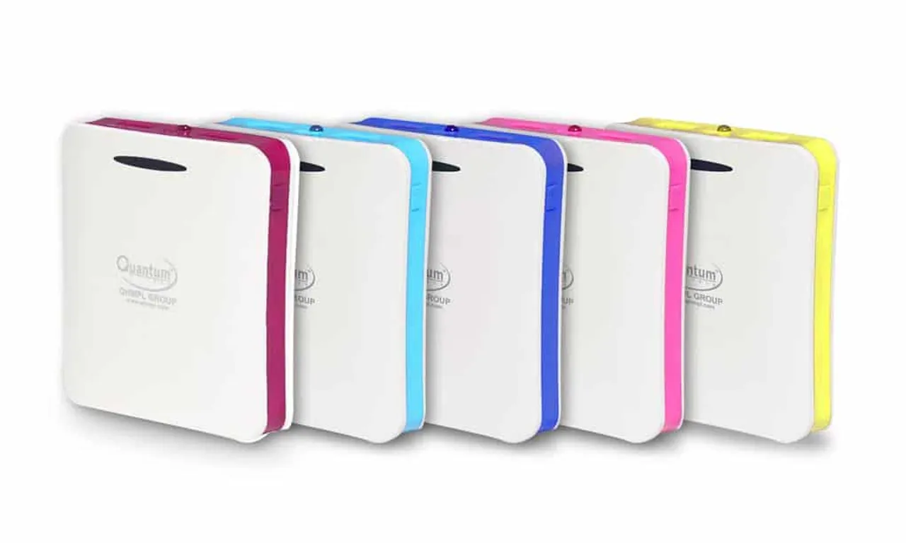 Quantum Hi Tech launches 10400mah Power bank in summer colors, priced at Rs. 1499/-