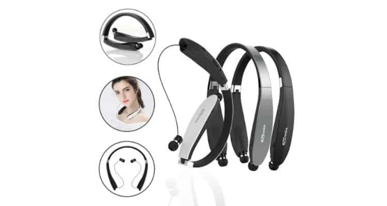 Portronics Launches Harmonics 200 - Retractable Neckband Earphones