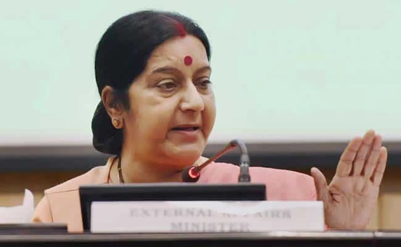 Sushma Swaraj asks Amazon to apologise for insulting national flag