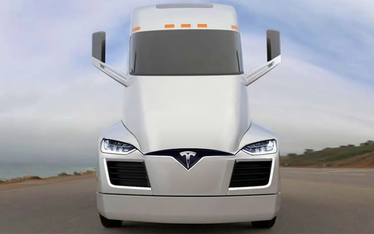 Tesla Working on Self-Driving Technology for Electric Semi Truck