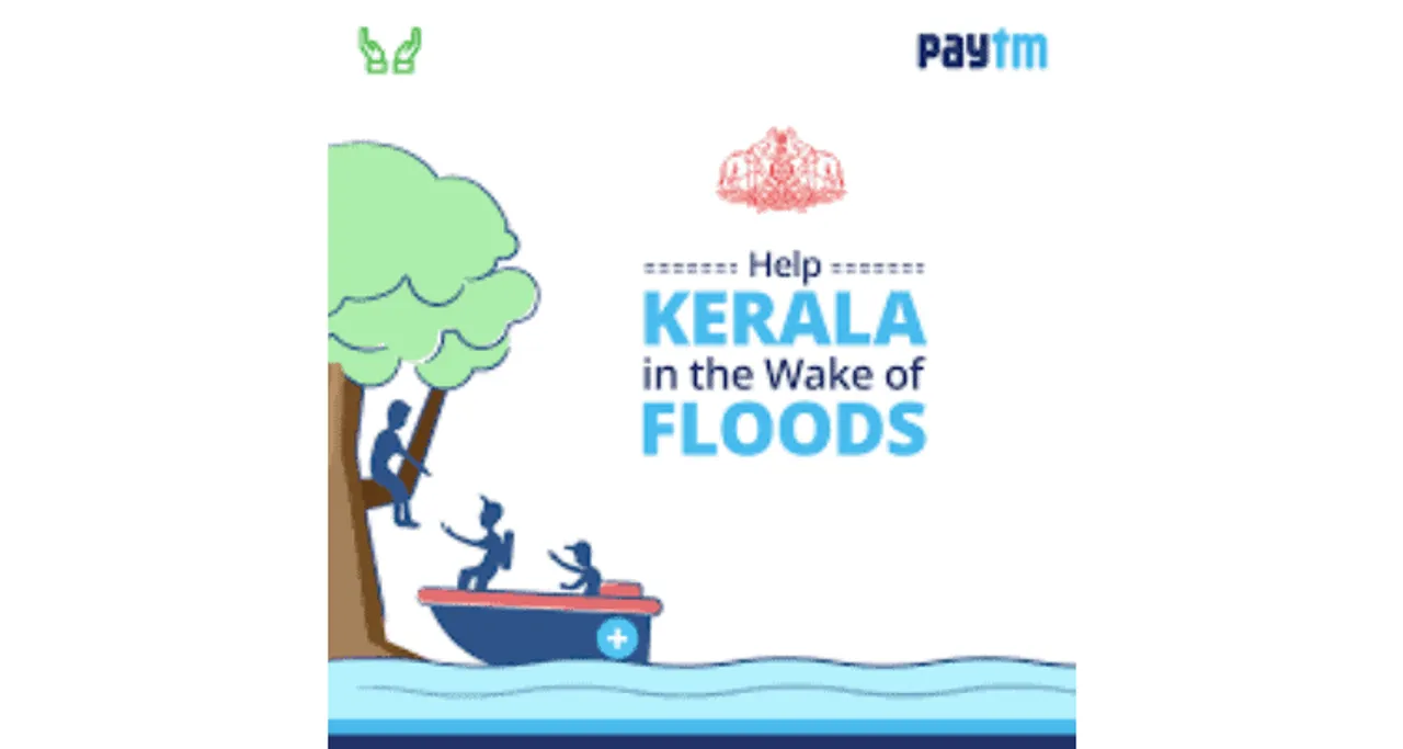 Over 45 Cr Contributed for Kerala Flood Relief on Paytm