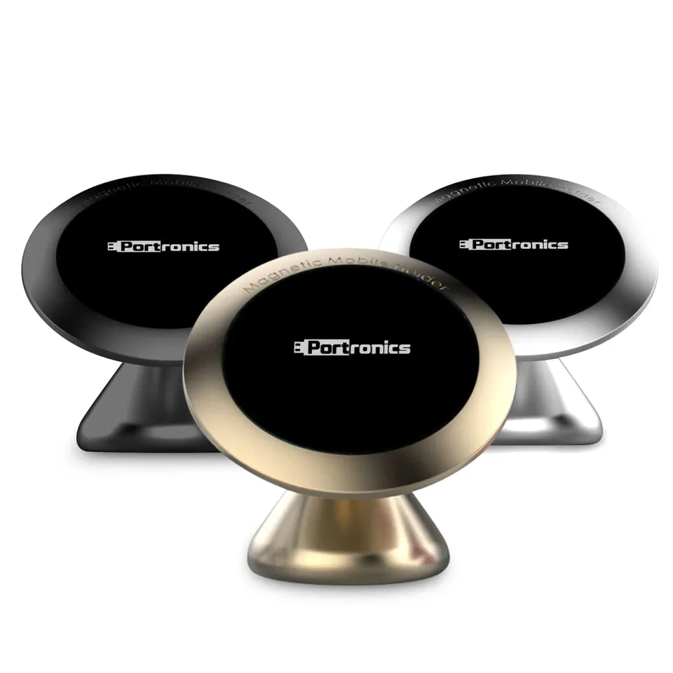 Portronics Red Carpets Premium Magnetic Mobile Holder “Pivot”