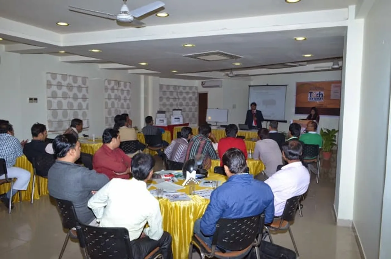 Canon educate partners on mobile printing @Kanpur Tech Caravan