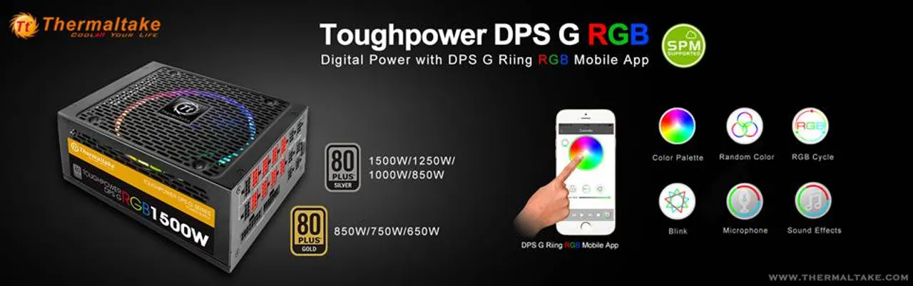 Thermaltake launches Mobile App for the Toughpower DPS G RGB Digital Power Supply Units