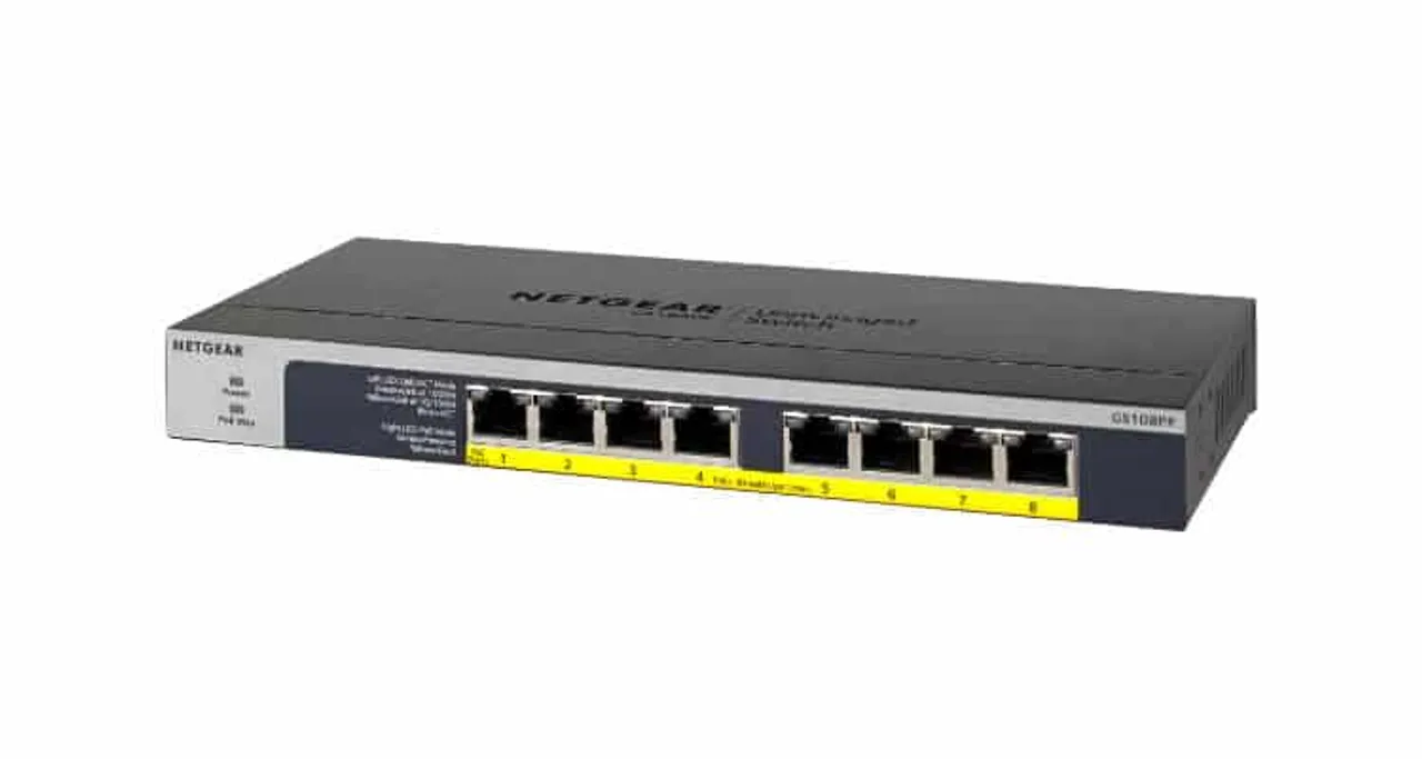 NETGEAR Introduces GS108PP Gigabit Ethernet Switch With 8 Gigabit Copper Ports