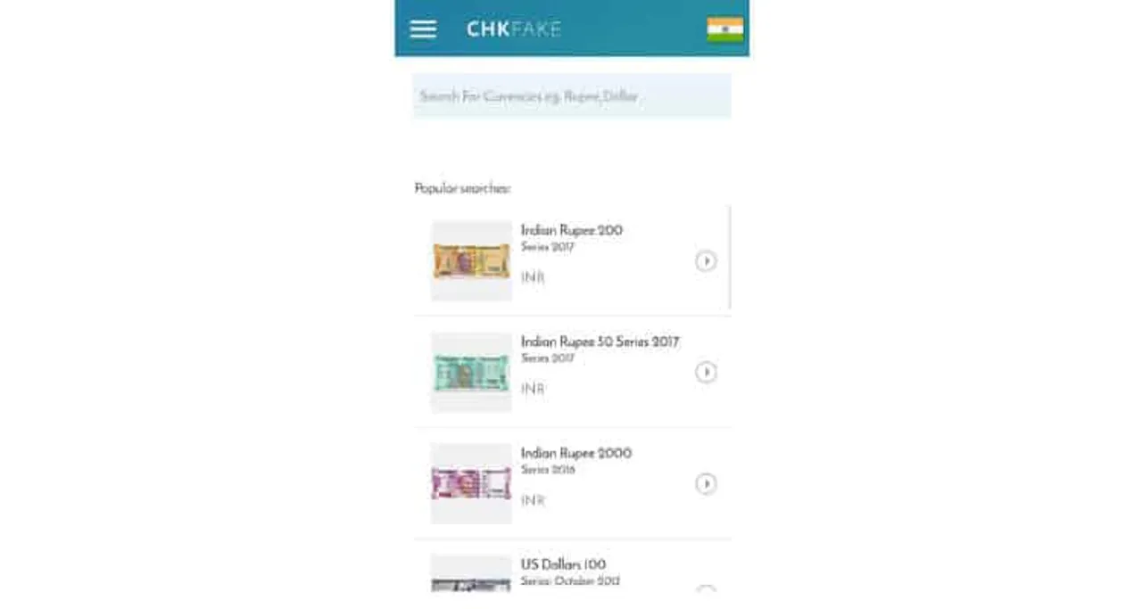 Chkfake Introduces An App To Check Fake Currency Notes Worldwide