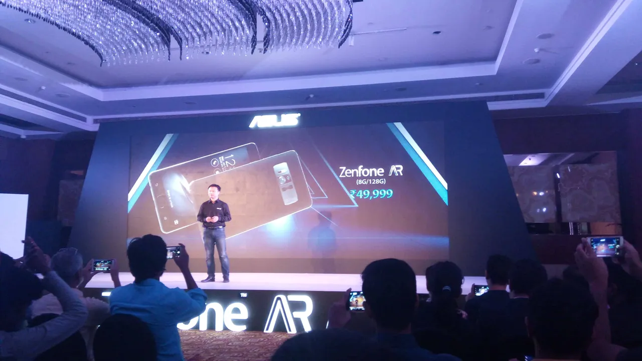 ASUS launches ZenFone AR priced at Rs.49, 999