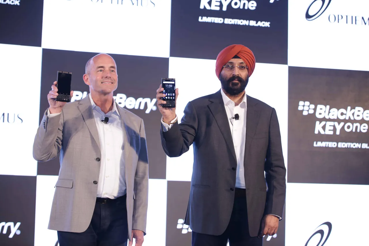 Optiemus launches BlackBerry KEYone LIMITED EDITION BLACK in India