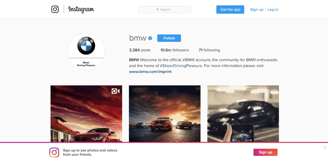 More than 10,000,000 Instagram Followers for BMW.