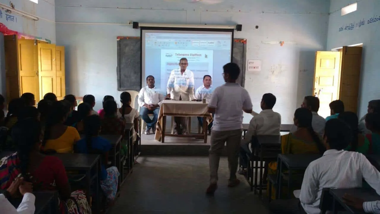 TITA – Digithon adopt Gatthuppal Village to make 100% Digital Literate