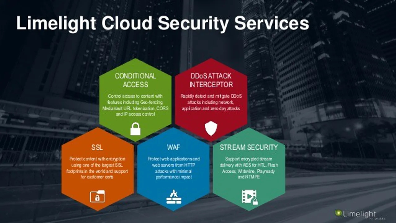 New Limelight Cloud Security Services offer Scalable Protection to Websites and Apps