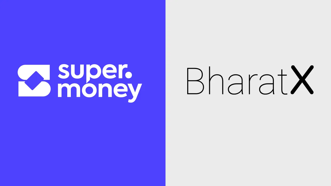  Format: .png Dimensions: 1280x720 Filename super.money and bharat x image 2