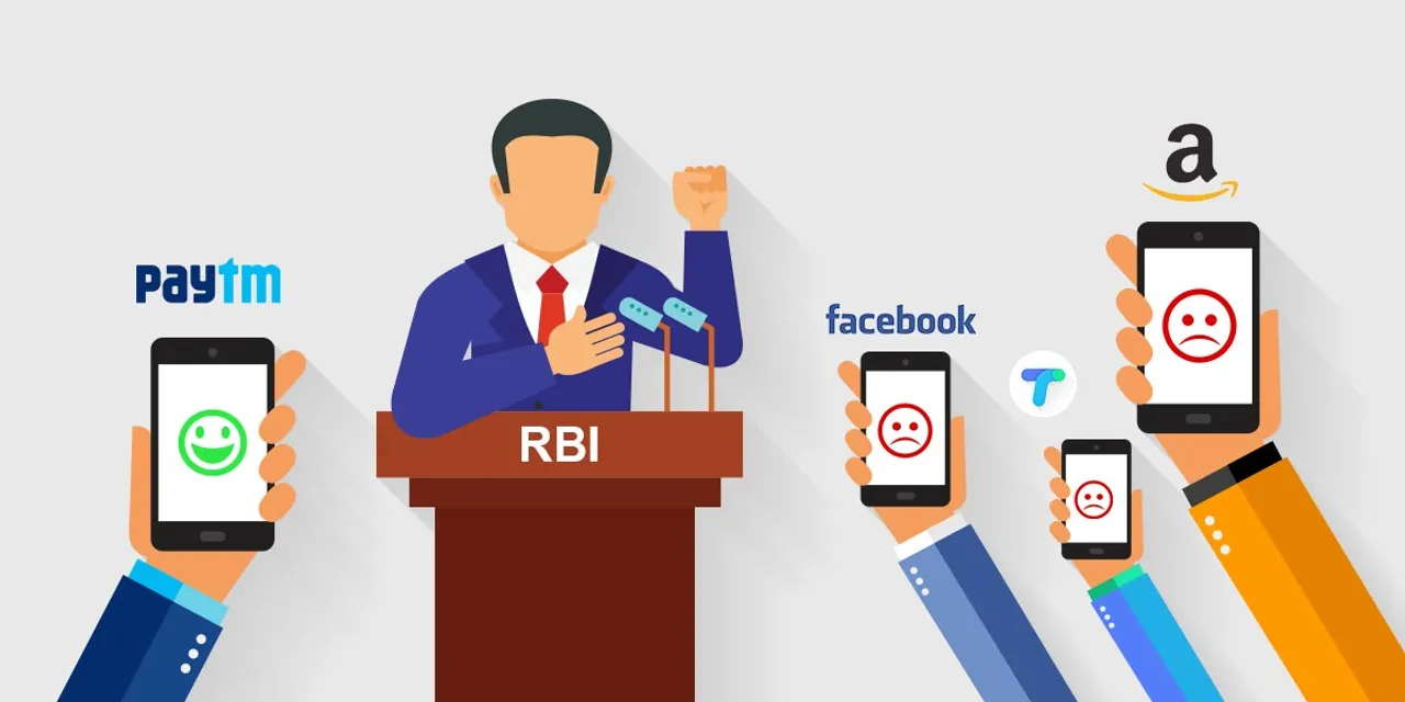 Differences over RBI data storage diktat: Paytm stands in support while Google and FB in disarray
