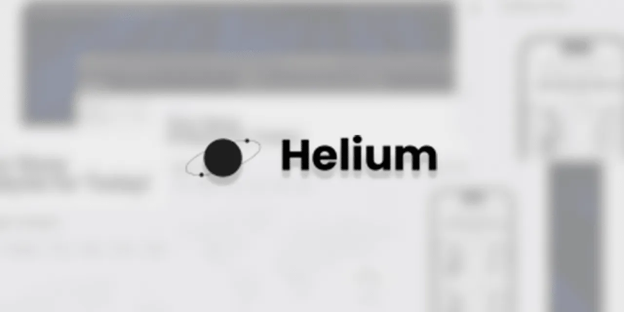 Helium bags pre-seed round led by Merak Ventures